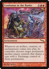 Confusion in the Ranks Mirrodin NM Red Rare MAGIC THE GATHERING CARD ABUGames