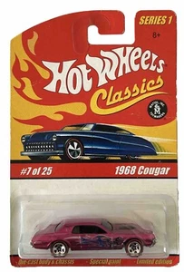 HOT WHEELS 1968 MERCURY COUGAR CLASSICS SERIES 1 PREMIUM PAINT - Picture 1 of 2