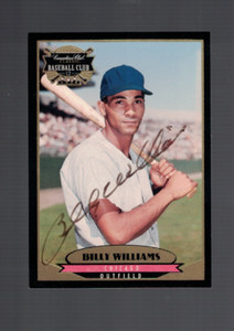 Billy Williams Chicago Cubs 1996 Canadian Club Autograph Card
