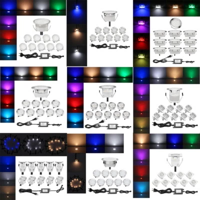 Ø31mm-61mm Warmweiß RGB RGBW LED Boden Einbaustrahler Außen Leuchte Lampe Spot  - Bild 1 von 4