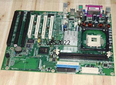 ITOX G4V620-G REV:B1 INTEL 845 3 ISA Momery Industrial Mainboard+2.8G CPU+1G RAM - Image 1 of 4