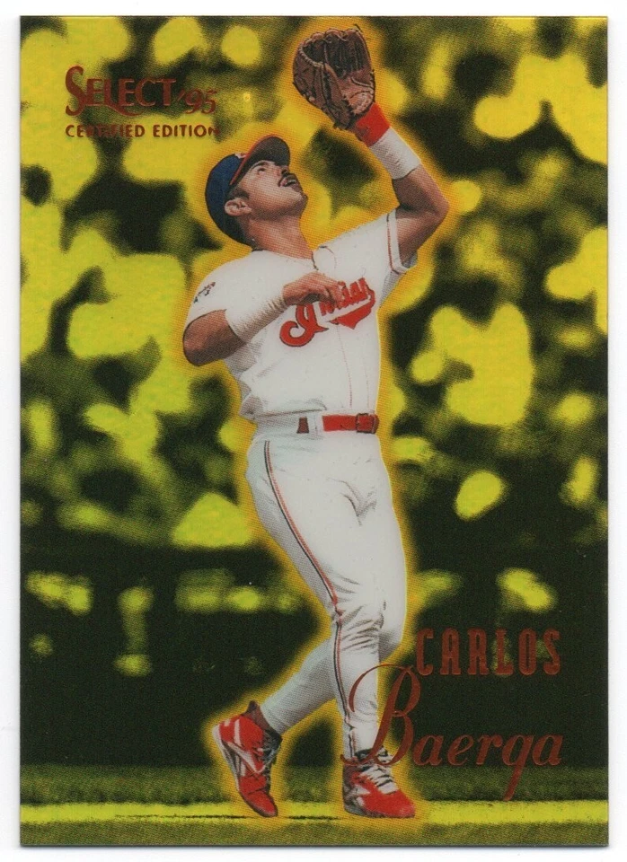 1995 Select Certified Mirror Gold #43 Carlos Baerga Cleveland Indians - Image 1 of 1