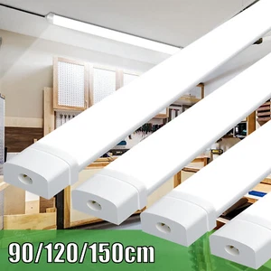 Lámpara de habitación húmeda LED Lámpara de habitación húmeda Lámpara de bañera Lámpara de techo 60/120/150 cm - Imagen 1 de 18