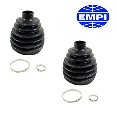 2PCS FRONT INNER & OUTER CV JOIN BOOT FOR 1988-1997 GMC K2500 4WD 8600lb GVW - Imagem 1 de 2