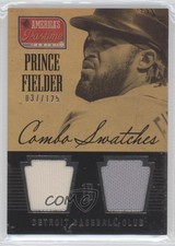 2013 Panini America's Pastime Combo Swatches /125 Prince Fielder #CS-PF