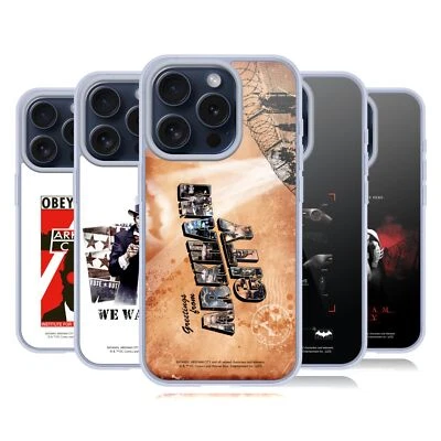 OFFICIAL BATMAN ARKHAM CITY GRAPHICS SOFT GEL CASE FOR APPLE iPHONE PHONES - Image 1 of 4