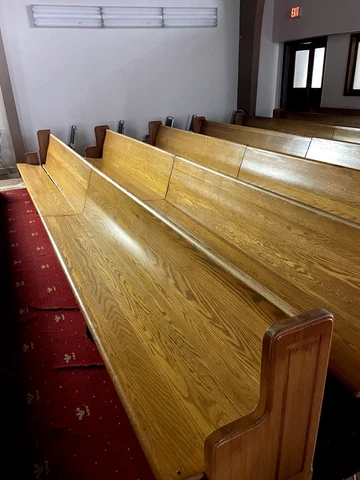 Vintage Church (Catholic) Pews Solid Wood - 27 available Cover