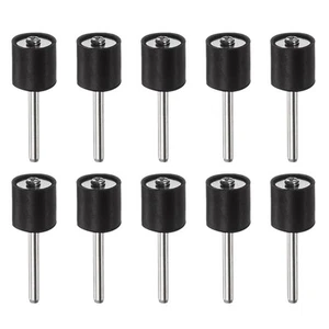 HARFINGTON 10pcs 1/2 Inch Sanding Drum Rubber Mandrels 1/8 inch Shank... - Picture 1 of 5