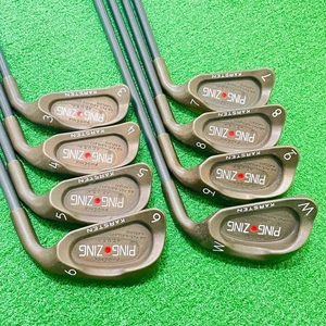 Ping Zing Beryllium copper Red Dot Iron Set #3-9,W (8Clubs) / Maching Serial - Picture 1 of 8
