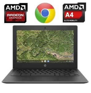 HP Chromebook 11A G8 Laptop 11.6" AMD A4-9120C 4GB RAM 32GB eMMC Chrome OS - Picture 1 of 8