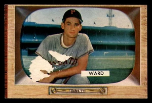 1955 Bowman #27 Preston Ward miscut Pirates ID: 187834 - Picture 1 of 2