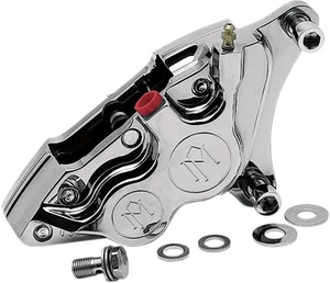 PM 4-Piston Direct Bolt-On Caliper for 11.5 Rotor Front Left Chrome 0053-2915-CH - Picture 1 of 1