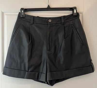 TED BAKER Women’s Pawa Faux Leather Shorts Size 2 - Image 1 of 4