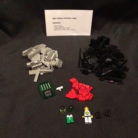 Vintage Lego Set 6897 Rebel Hunter  Space Police II (1992) - NOT COMPLETE