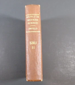 VINTAGE THE WORLD IN MODERN SCIENCE MATTER AND QUANTA BY LEOPOLD INFELD 1934 - Foto 1 di 10