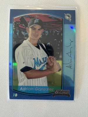 Adrián González 2013 Bowman #86 refractor de zafiro azul reimpresiones de novato TY1 Foto 1 de 2