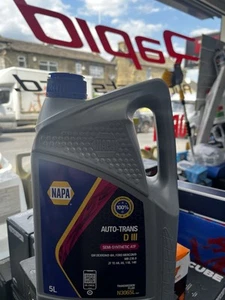 5L NAPA AUTO-TRANS D III – Premium Automatic Transmission Fluid 5 Litres - Picture 1 of 4