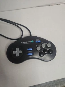 Game Pad 6 Controller by Performance For Sega Genesis Model No. P-046A - TESTED - Picture 1 of 2