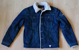 Damen Denim Outdoor American Legend Fleece gefütterte Bomberjacke Größe Large - Bild 1 von 11