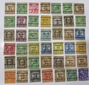 PRECANCEL (42) DIFFERENT   "NEW YORK STATE NO NY CITY  PRECANCEL"    PSS#MIXED" - Picture 1 of 1