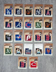 2012 Topps Commemorative Hat Logo Patch Relic Cards Lot of 22 Ryan Henderson - Picture 1 of 9