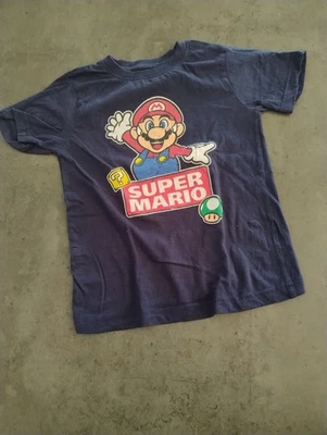 Dunkelblaues Super Mario Shirt - Bild 1 von 3