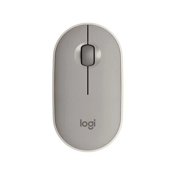 Logitech PEBBLE M350 Mouse Wireless Bluetooth 1000DPI Ultra-Sottile Grigio - Immagine 1 di 1
