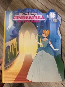 Cinderella at the Ball - Shaped Board book Disney Vintage 1988 - Bild 1 von 3