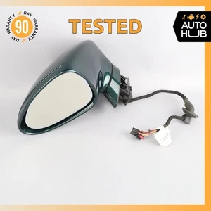 10-13 Porsche Panamera 970 Left Side Rear View Door Mirror Green OEM 99k - Bild 1 von 24