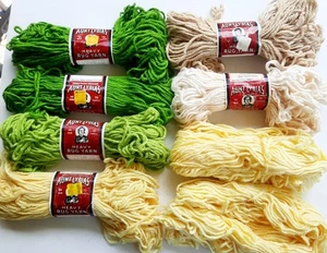 Lot of 8 Vintage Aunt Lydia's Rug Yarn Mixed Colors 2.5 oz each - Picture 1 of 9