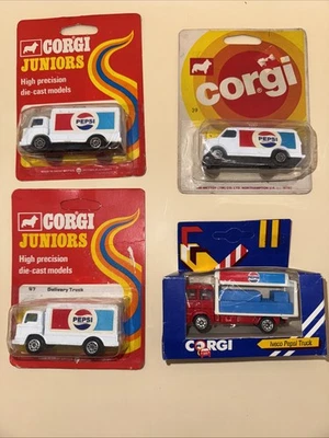 Furgoneta/camión de reparto vintage Corgi Juniors Pepsi Foto 1 de 4