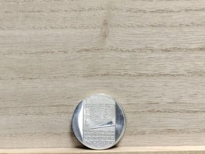 Moneda de plata Israel 1973 10 liras (independencia) (37 mm, 26 g) - Imagen 1 de 9