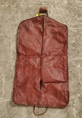 Винтажный C & C искусственной кожи одежды гардероб дорожный костюм сумка красный - Изображение 1 из 4