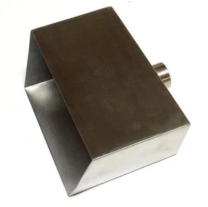 SCUP24R STAINLESS WATER SCUPPER/ WATERFALL SPILLWAY 3.25″W (BOTTOM) 5.5″W (TOP) - Picture 1 of 4