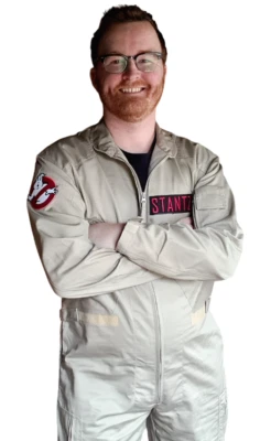 Mono de Película Premium Cazafantasmas - Mono Beige Caqui Cosplay Disfraz Foto 1 de 4