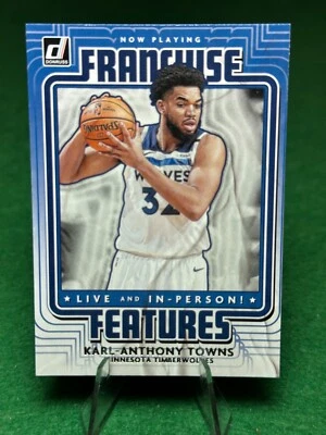 2020-21 Panini Donruss Franchise Features #18 Karl-Anthony Towns Timberwolves - Image 1 of 2