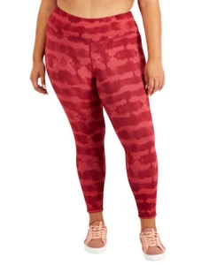 Ideology Women's Plus Size Tie-Dyed Reversible Leggings - Picture 1 of 10