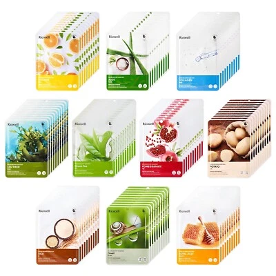 K-Beauty Sheet Mask / Mask Pack Set - 10 Types x 10 Sheets (100 Sheets Total) - Image 1 of 4