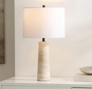 Restoration Hardware STYLE Sorezzo Stone Table Lamp Modern Organic Natural - Picture 1 of 3