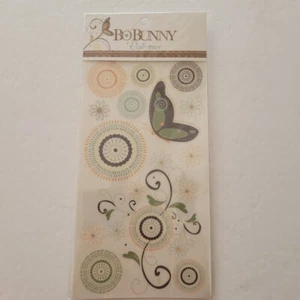 Alora BoBunny Rub Ons RBA873 Butterfly Flowers - Picture 1 of 3