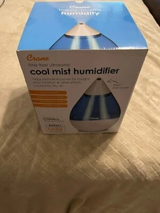 Crane Cool Mist Humidifier Filter Ultrasonic Blue and White EE-5302 - Picture 1 of 2