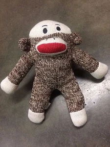 MultiPet Sock Pals Monkey 10"  - Picture 1 of 3