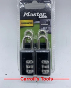 Master Lock Combination Luggage - 4 Pack - Picture 1 of 1