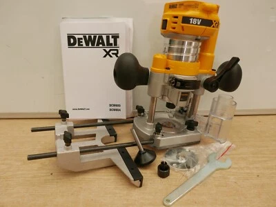 DeWalt 18V 1/4" & 8mm dcw604 cordless Plunge Router Bare Unit + without Case - Image 1 of 3