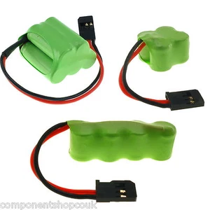 \ 4,8V 6V 120-400mAh Vapex Miniatur Receiver Wiederaufladbar NI-MH Rx Akku - Bild 1 von 17