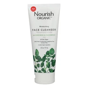 Nourish Organic Face Cleanser - Moisturizing Cream Cucumber and Watercress - ... - Picture 1 of 2