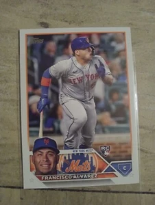 2023 Topps Fransisco Alvarez Rookie Card - Picture 1 of 2