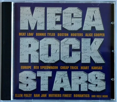 Mega Rock Stars (1997) 16 Tracks, Hooters, Cheap Trick, Heart, Kansas, CD, gebr. - Bild 1 von 2