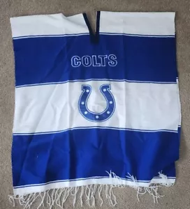 Pulóver Pancho/Manta Cosido de los Indianapolis Colts de la NFL - Azul/Blanco - Imagen 1 de 6
