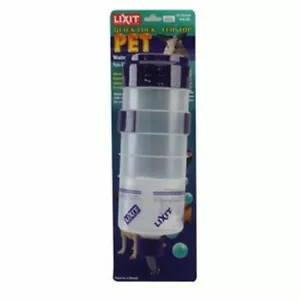 Lixit Water Bottle 32 oz Quick Lock Water Tank w/ Valve Height Adjustment - Picture 1 of 1